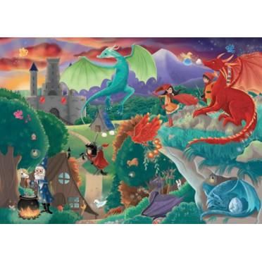 Puzzle - Les Dragons